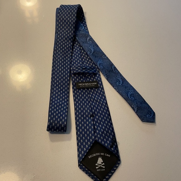 Nick Graham novelty tie 60” x 3” - Picture 2 of 2